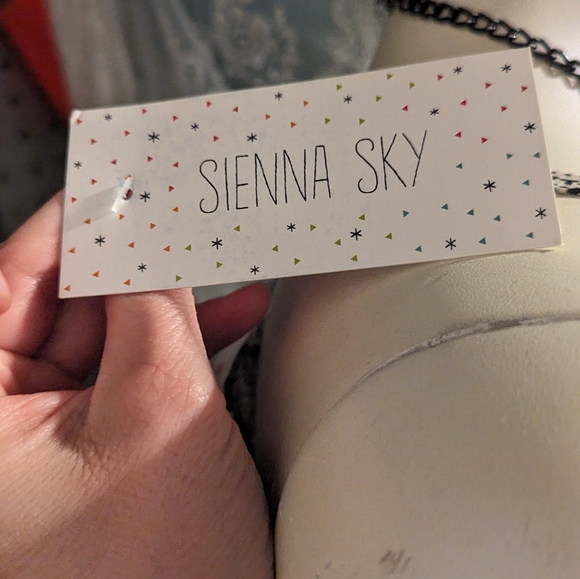 The neck sienna sky new w tags med tank print black & white sexy flowy - Picture 4 of 8